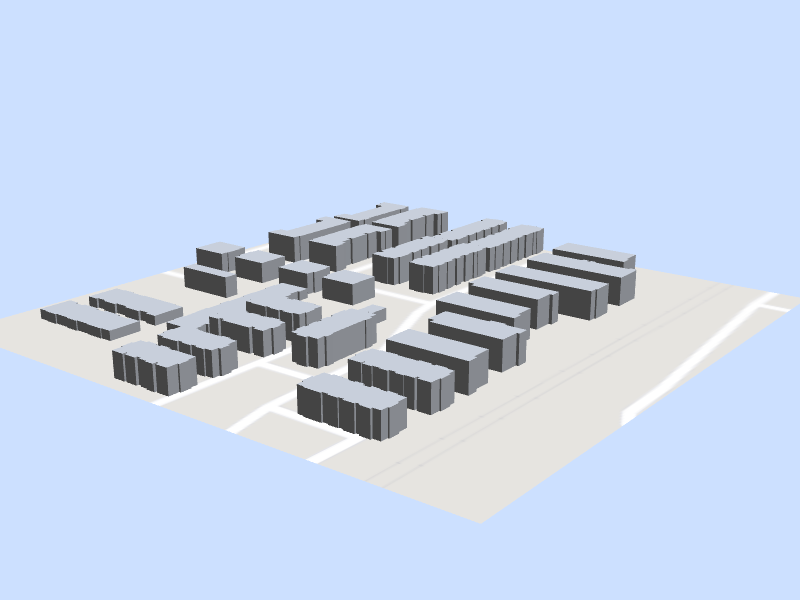 Scale architectural model of Public Art "229.5° ARC X 4"